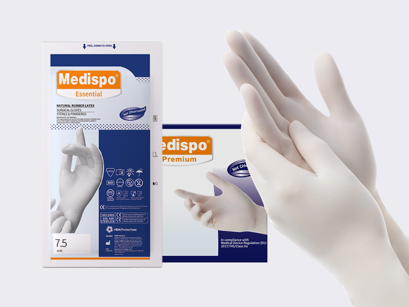 Medispo® Powdered Latex Surgical Gloves