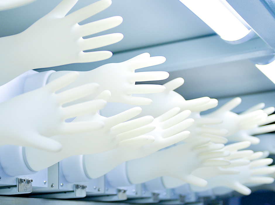 HBM latex surgical gloves supplier