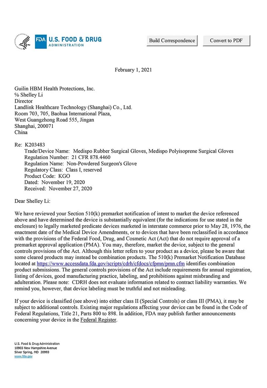 FDA 510(k) Cleared